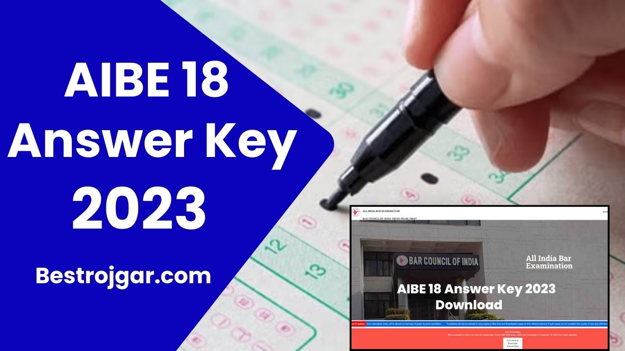 AIBE 18 Answer Key 2023 Download PDF Link (Released)