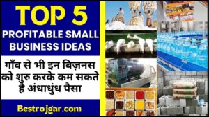 Top 5 profitable Small Business Idea :  गाँव में ये 5 स्मॉल बिजनेस से कमाएं अंधाधुंध पैसा ,जाने पूरी जानकारी