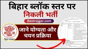 Bihar Block ABF Vacancy 2023-24 : इन जिले से जारी हुई ABF की नई  भर्ती जारी, जाने कितने पदों पर होगी भर्तियां और आवेदन प्रक्रिया?