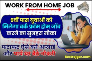 Work From Home Job 2024 : 9वीं पास युवाओं को मिलेगा वर्क फ्रॉम  होम जॉब करने का सुनहरा मौका, फटाफट ऐसे करें अप्लाई, और पायें घर बैठे नौकरी