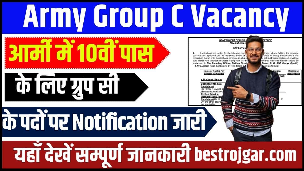 Army Group C Vacancy 