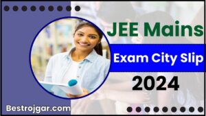 JEE Mains Exam City Slip 2024