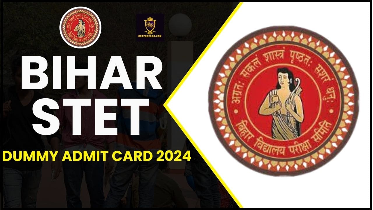 Bihar STET Dummy Admit Card 2024