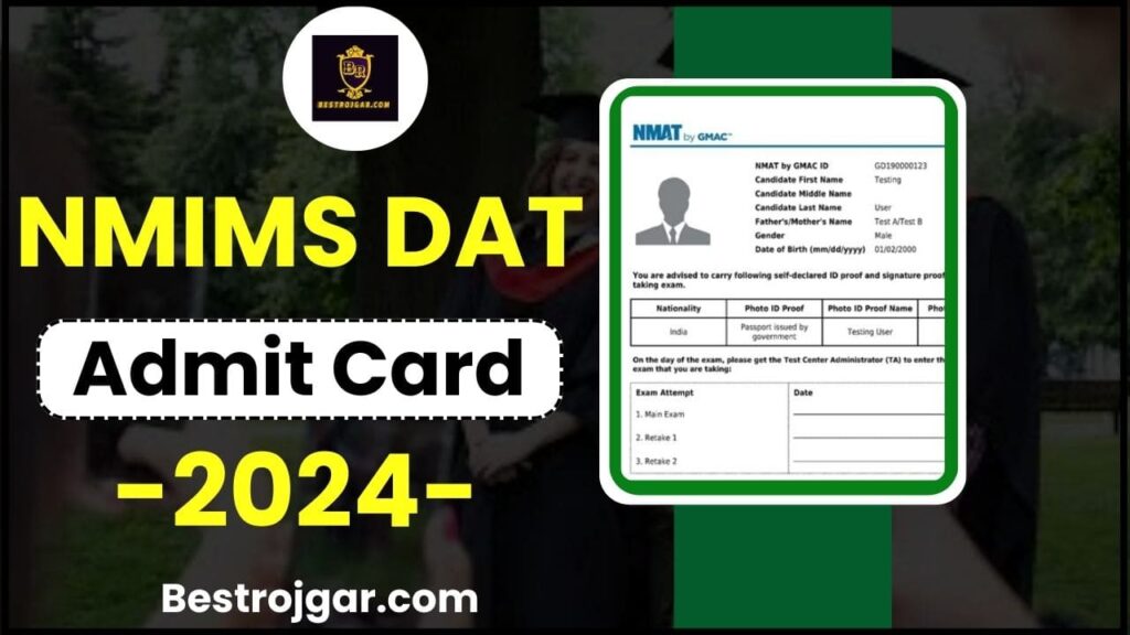 NMIMS DAT Admit Card 2024