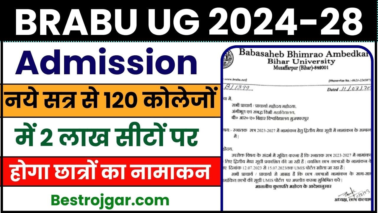 BRABU UG Admission 2024-28