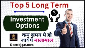 Top 5 Long Term Investment Options 2024 : इन 5 क्षेत्रो मे किया निवेश तो कम समय मे हो जायेगें मालामाल, जल्दी देखे यहाँ से 