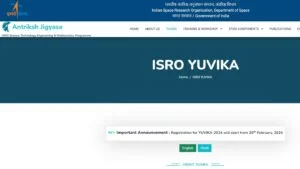 ISRO Young Scientist Programme