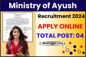 Ministry of Ayush Recruitment 2024