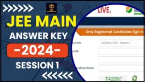 JEE Main Session 1 Answer Key 2024