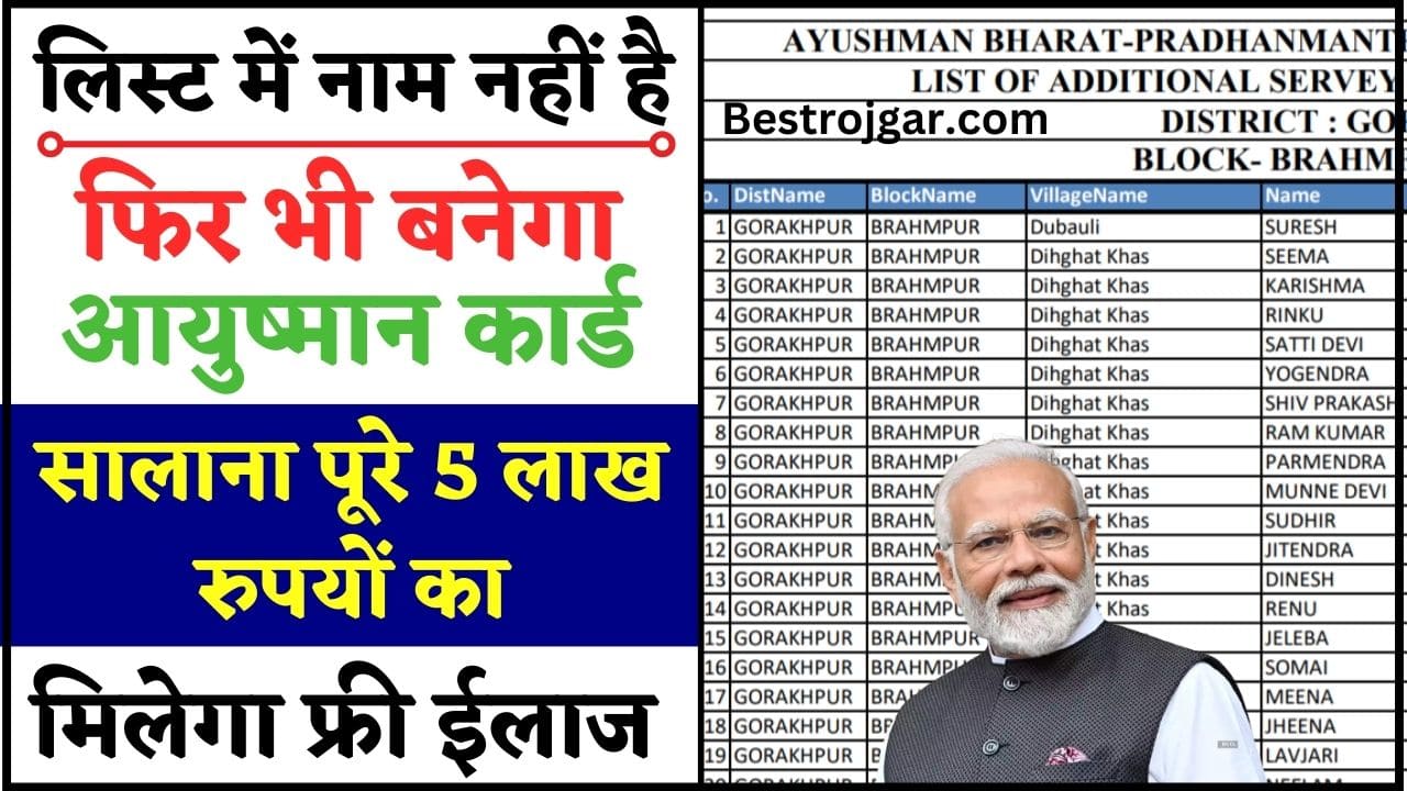 Ayushman Card Apply Without List Name 2024