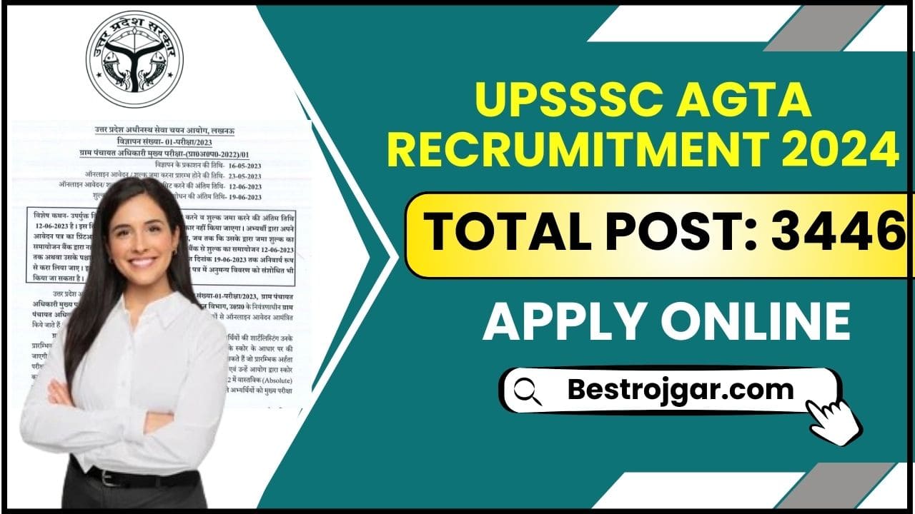 UPSSSC AGTA Recruitment 2024