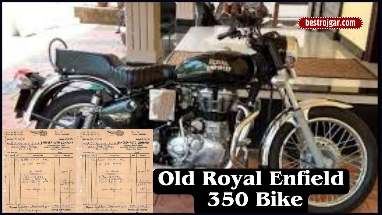 Old Royal Enfield 350 Bike