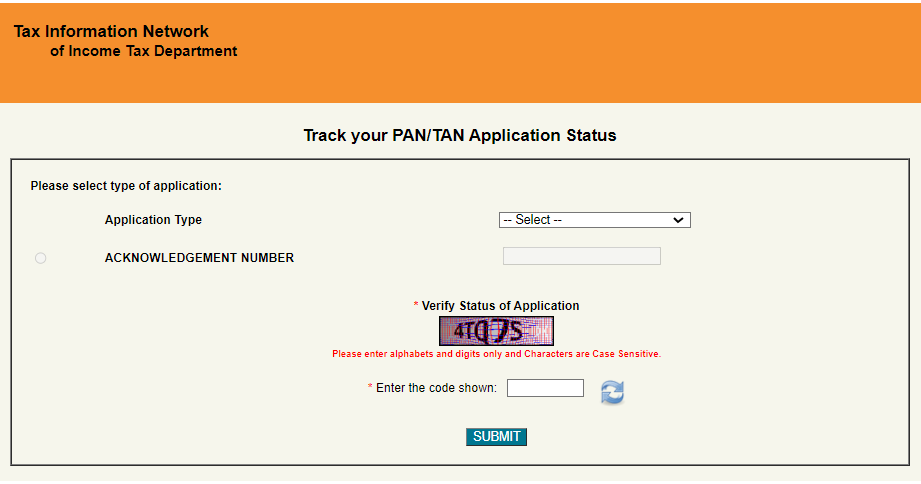 Minor PAN Card Online Apply