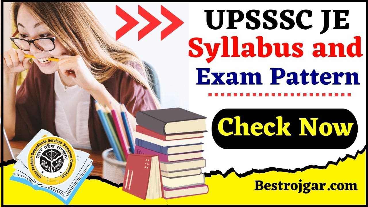 UPSSSC JE Syllabus 2024 