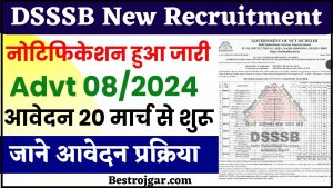 DSSSB New Vacancy 2024 : DSSSB ने निकाली चपरासी सहित प्रोसेस सर्वर की नई भर्ती ,जाने