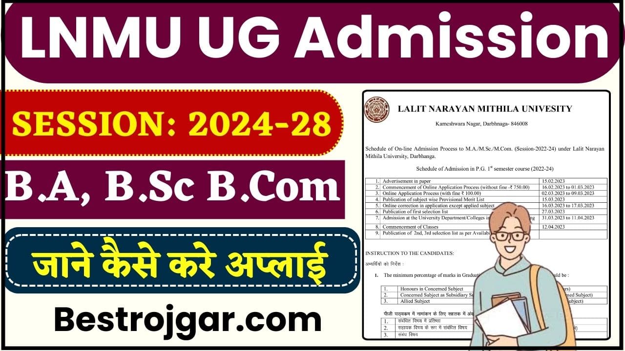 LNMU UG Admission 2024-28