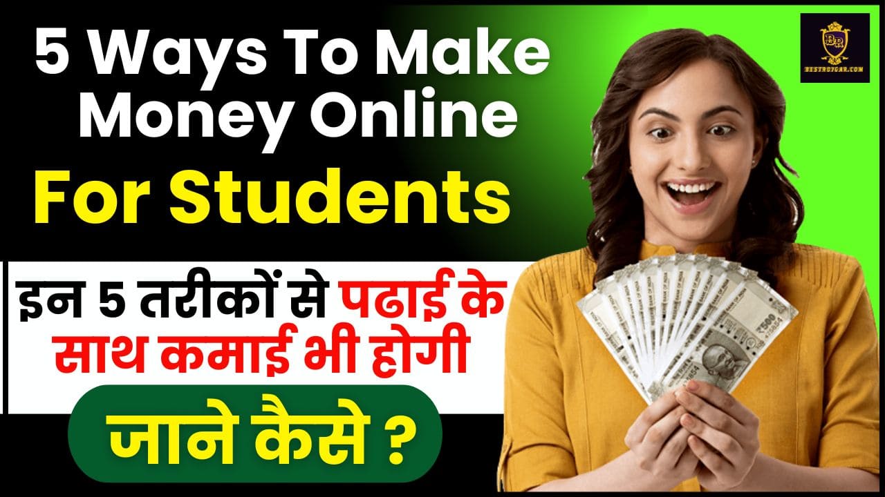 5 Ways To Make Money Online For Students