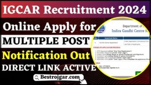 IGCAR Recruitment 2024 : IGCAR की नई भर्ती जारी, जानिए कितने पदों पर होगी भर्ती और कैसे करें आवेदन?