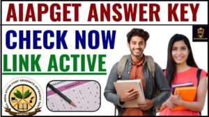 AIAPGET Answer Key 2024 : Check Now Question Paper ,Provisional Answer Key PDF, Link Active