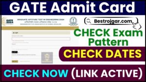 GATE Admit Card 2025 : Check Dates, GATE 2025 Exam Pattern Exam Date (OUT)