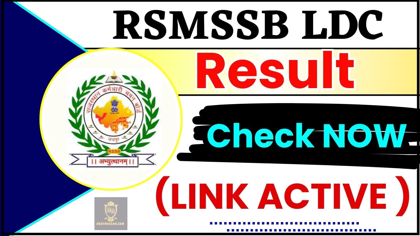 RSMSSB LDC Result