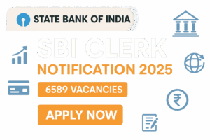 SBI Clerk Notification 2025